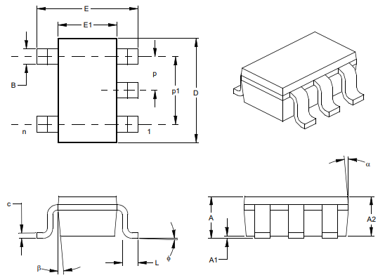 （Microchip）溫度傳感器TC77-5.0MCTTR-VAO 數(shù)字，本地 -40°C ~ 125°C 12 b SOT-23-5