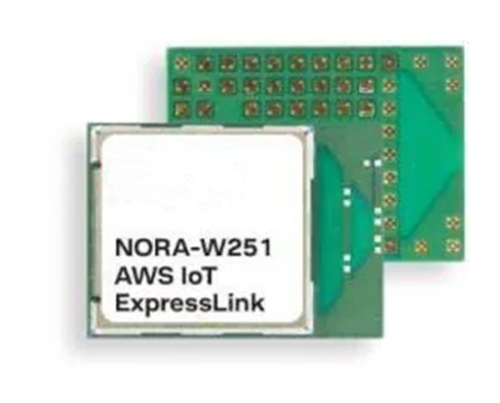 u-blox的NORA-W251AWS-00B Amazon Web Services (AWS) ExpressLink系列獨(dú)立多無線電模塊