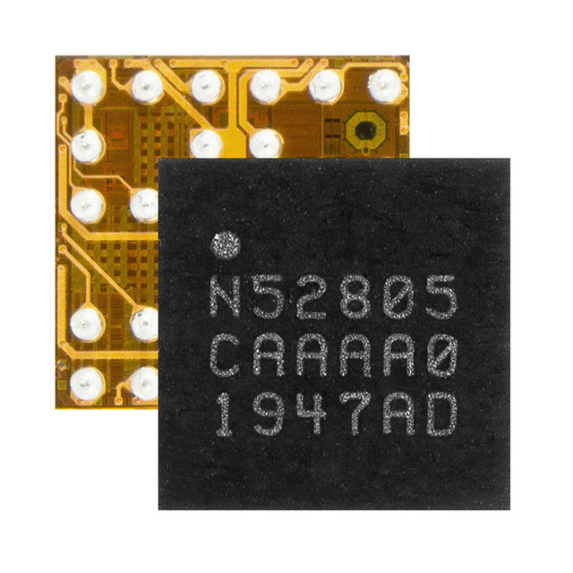 原裝【Nordic】NRF52805-CAAA-R7 2.4GHz 藍牙 5.0 收發(fā)器