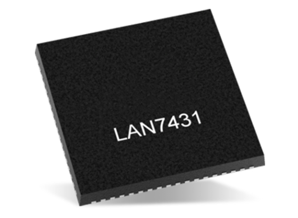 可提供4個LED，LAN7431-V/YXX PCIe 3.1轉(zhuǎn)10/100/1000Mbps以太網(wǎng)橋接器