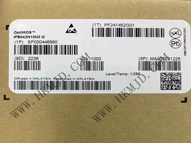 IPB042N10N3G器件是一款100V OptiMOS? 功率 MOSFET