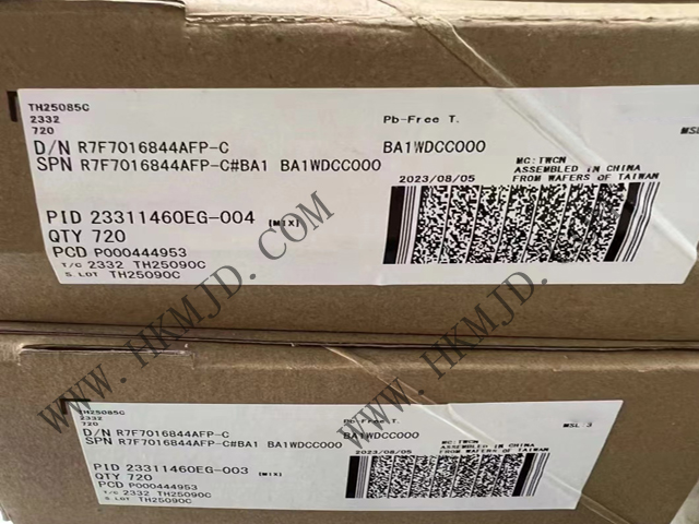 瑞薩微控制器 R7F7016844AFP-C 32 位單芯片 RH850/F1KM-S1 汽車 MCU