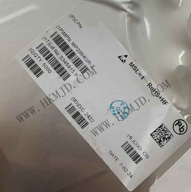 [供應(yīng)] MP2984GR (MPS) 36V，四開關(guān)同步降壓-升壓型控制器