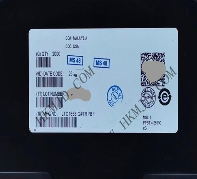 [出售] LTC1668IG (ADI) 16位，50Msps 差分電流輸出數模轉換器