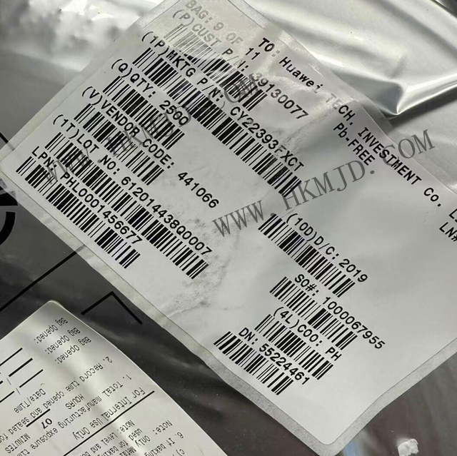 【原廠正品】供應 CY22393FXCT 三相PLL、串行可編程、閃存可編程時鐘發(fā)生器