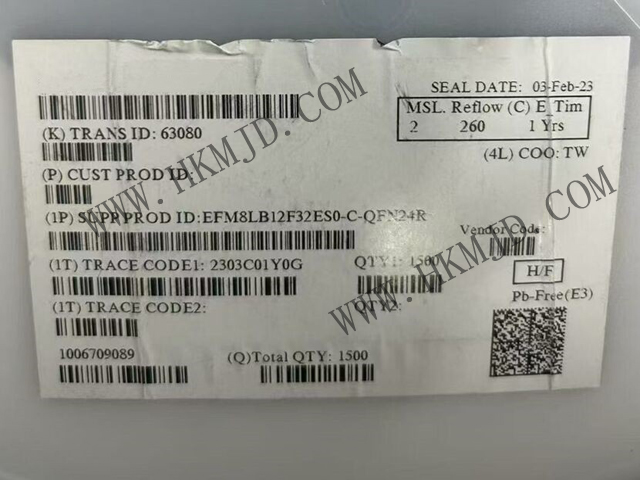 現(xiàn)貨供應 Silicon Labs EFM8LB12F32ES0-C-QFN24R——高性能8位微控制器（MCU）