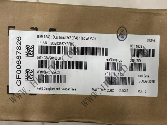 現(xiàn)貨供應(yīng)博通BCM43567KFFBG 802.11ac無(wú)線組合芯片 集成Wi-Fi/藍(lán)牙/FM